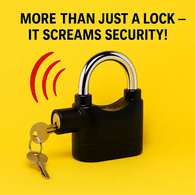 110dB Anti-Theft Alarm Lock