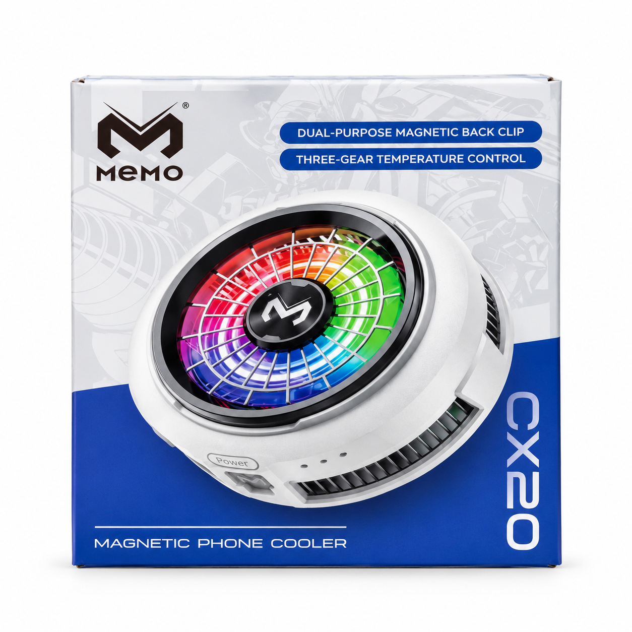 MEMO CX20 RGB Magnetic Phone Cooler